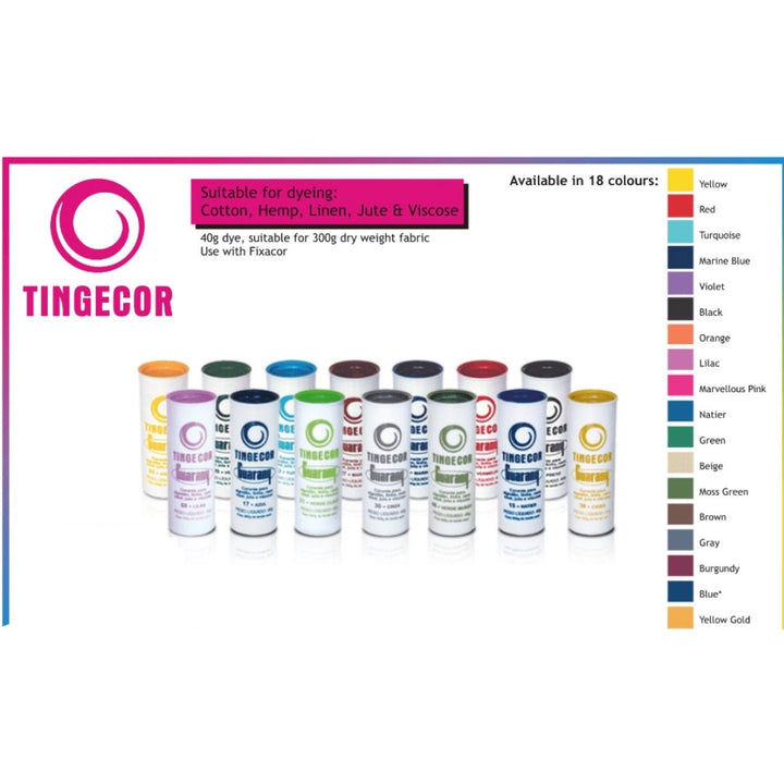TingeCor - Synthetic Fabric Dye