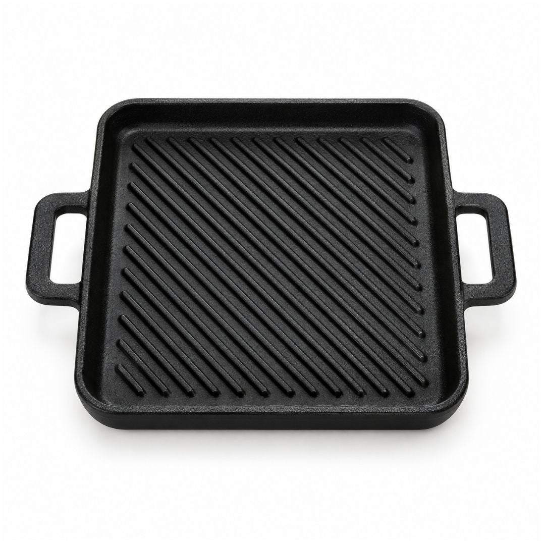 Totai  - Square Cast-Iron Grill Pan - 27cm