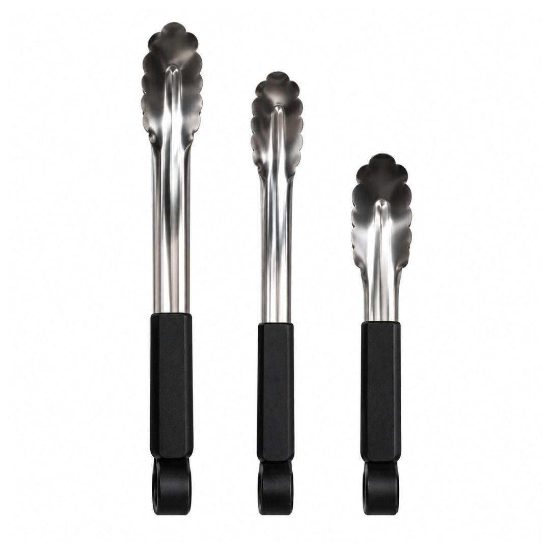Totai - Braai Tongs Set - 3 Pc Stainless-Steel