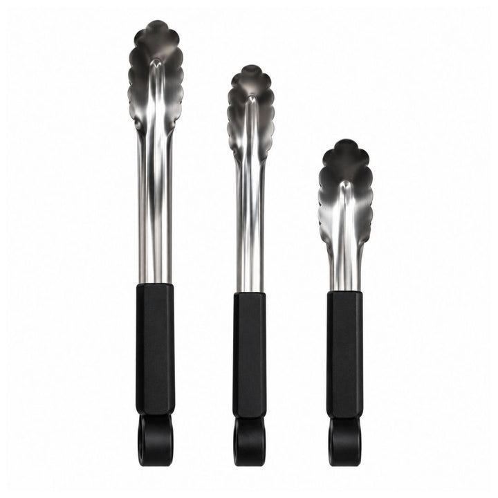 Totai - Braai Tongs Set - 3 Pc Stainless-Steel
