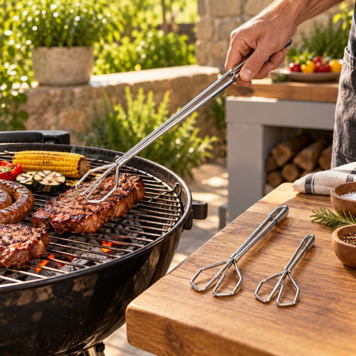 Totai - Metal Braai Tong Combo - 3 Pc