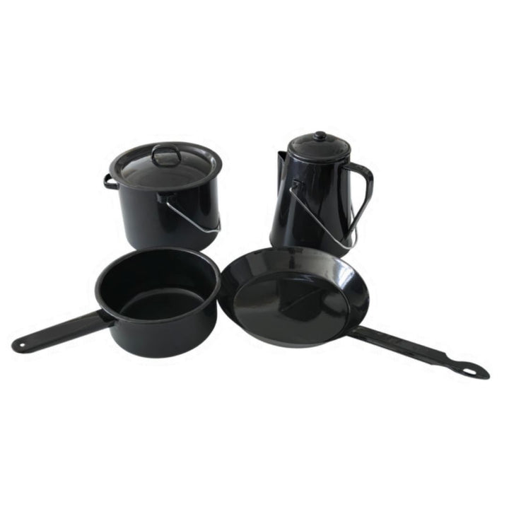 Enamel Camping Kitchen Set - 4pc
