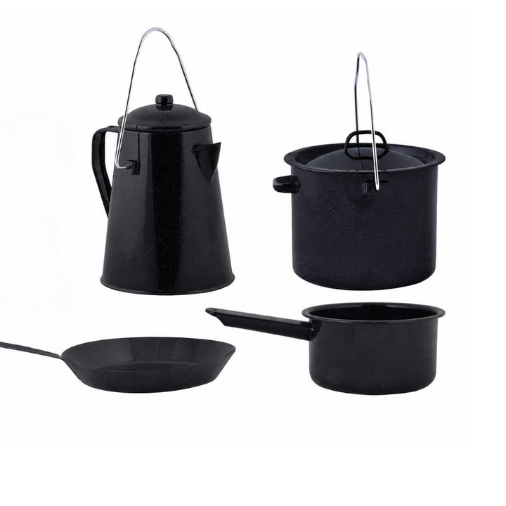 Enamel Camping Kitchen Set - 4pc