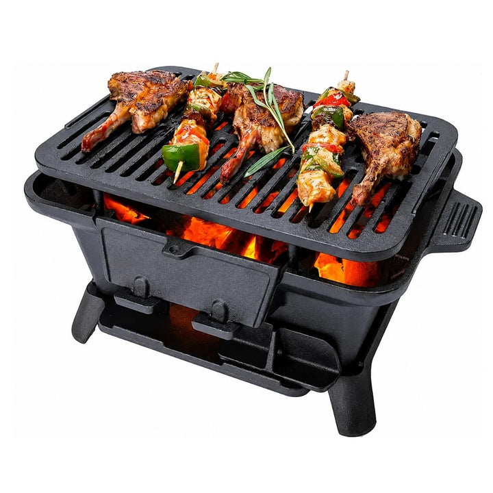 Cast Iron BBQ Grill Stove - 44cm