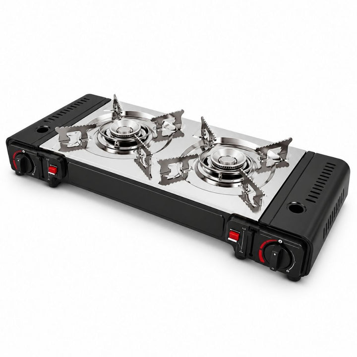 Totai - Gas Stove - Double Burner Portable Cartridge