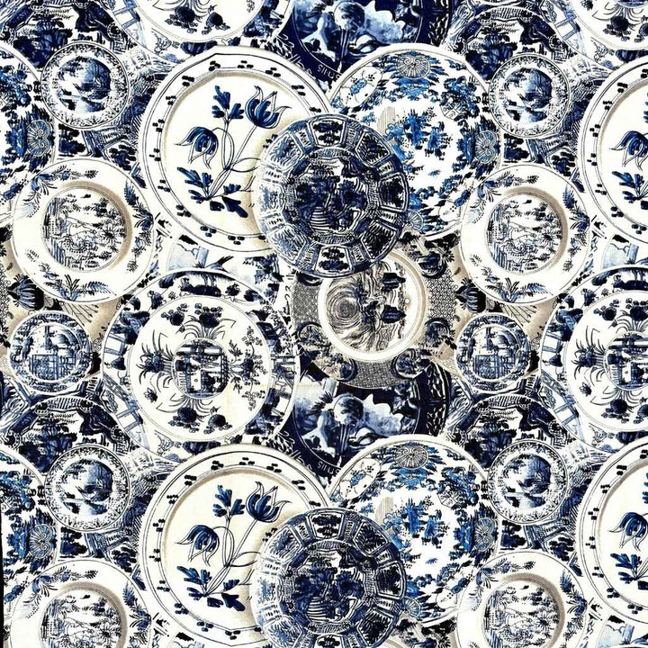 Printed Mini Matt  - Transferware  Plate Collage