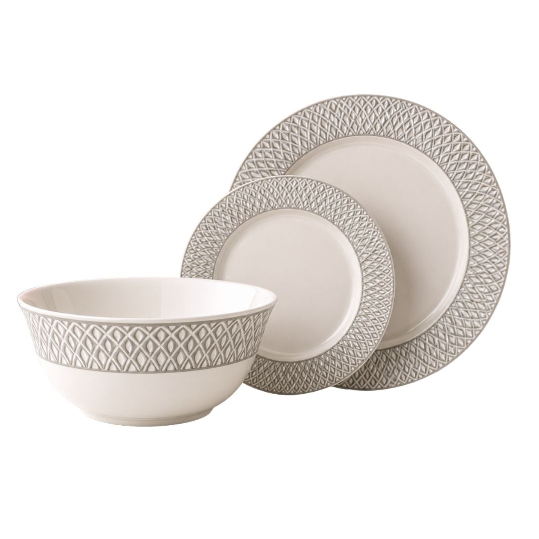 Dinner Sets - Stoneware Velvett - 12pc