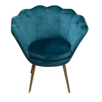 Tulip Sofa Chair - Gold Legs