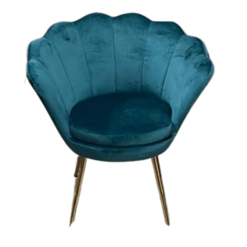 Tulip Sofa Chair - Gold Legs