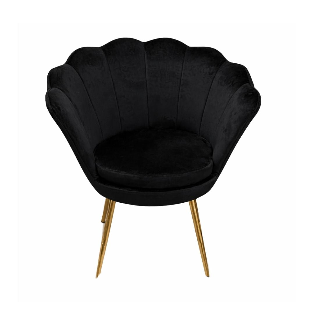Tulip Sofa Chair - Gold Legs