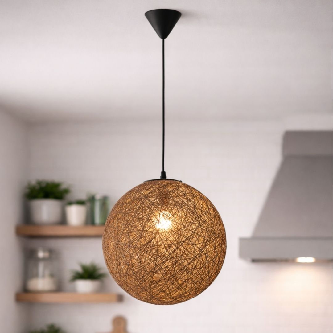 Pendant Light - Twine Ball