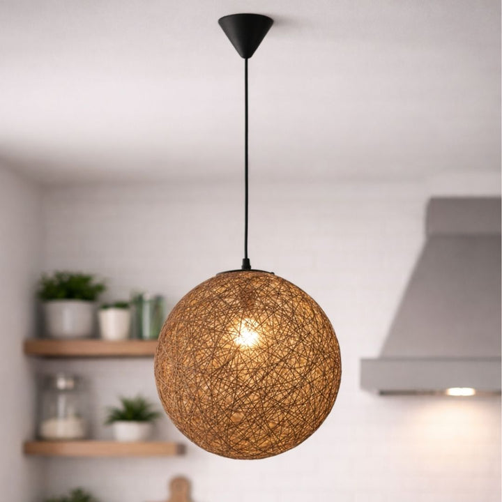 Pendant Light - Twine Ball