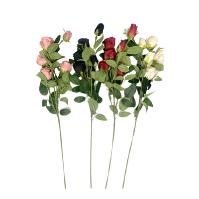 Artificial Flowers - Roses Bunch Long Stem