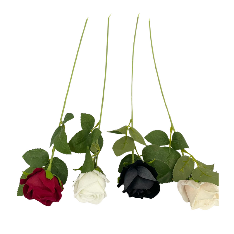 Artificial Flowers - Rose Single Long Stem