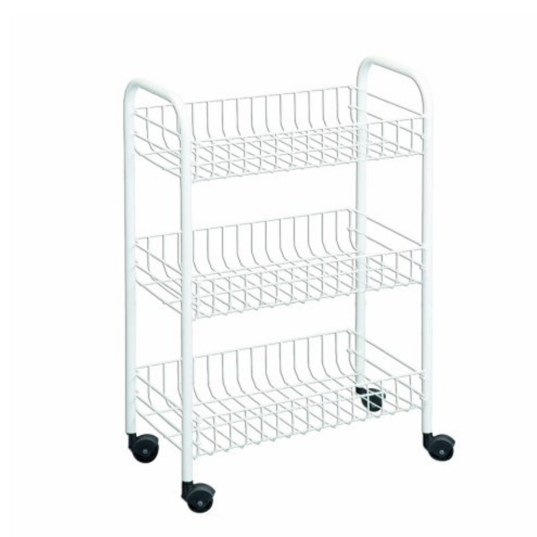 3 Tier Utility Trolley - Wire Mesh