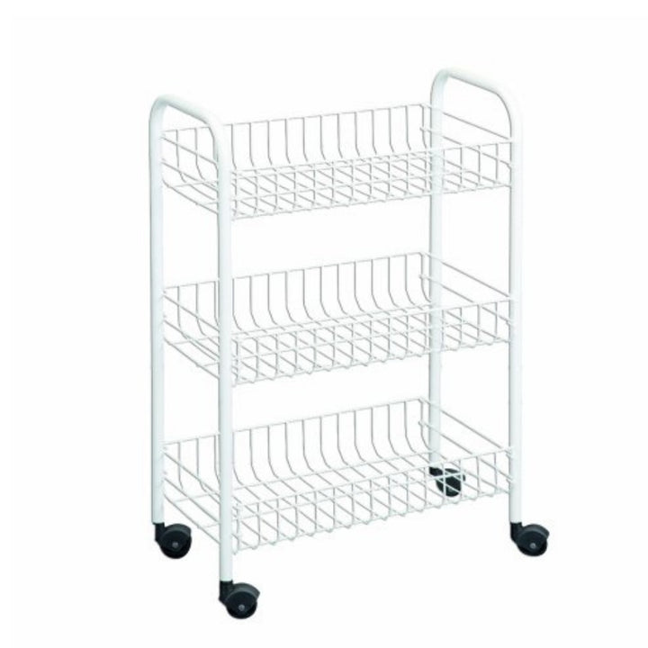 3 Tier Utility Trolley - Wire Mesh