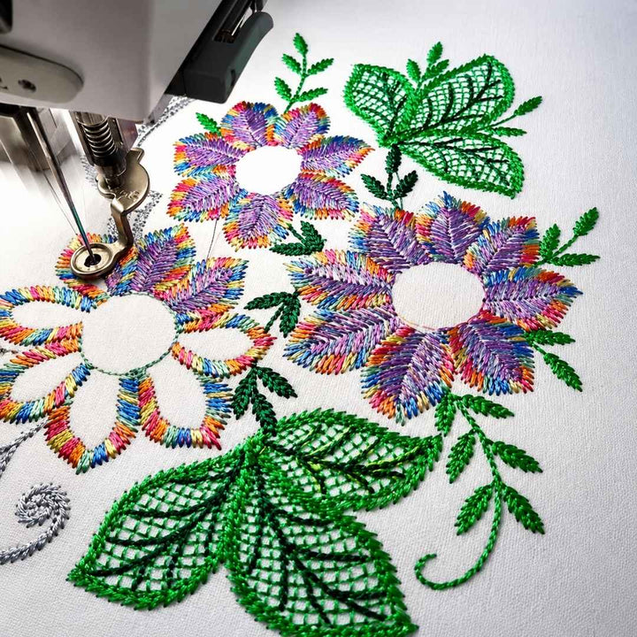 Embroidery Threads - Colorful Variegated - 1000m