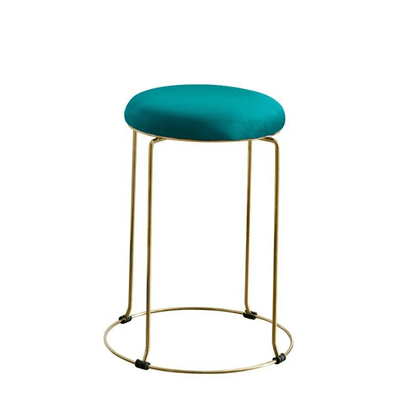 Stools - Elon Velvet Gold Frame