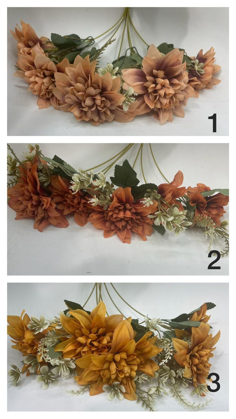 Artificial Flowers - Terracotta Long Stem