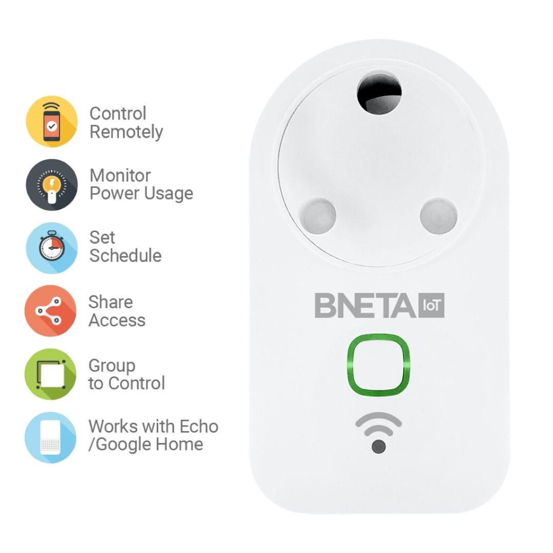 BNETA - IoT Smart WiFi Plug with Power Meter
