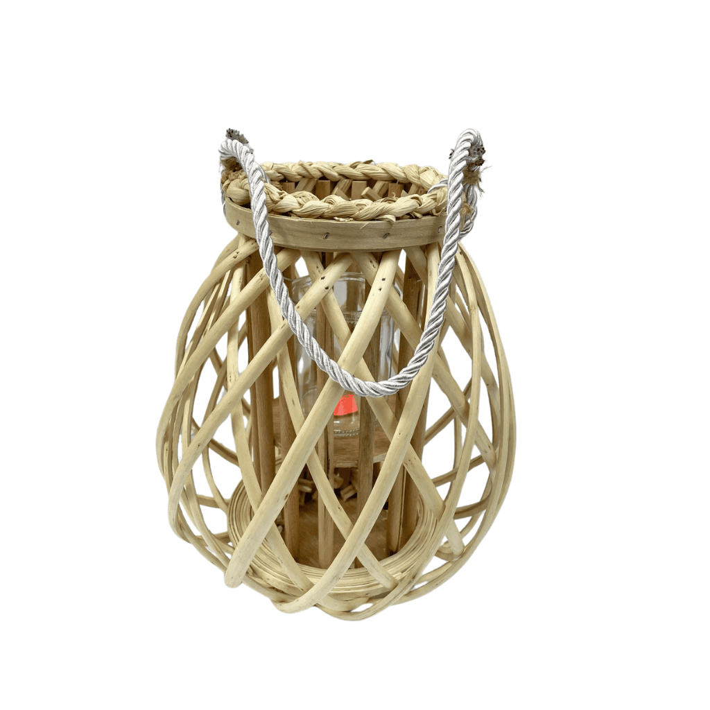 Candle Holder - Wicker 30cm