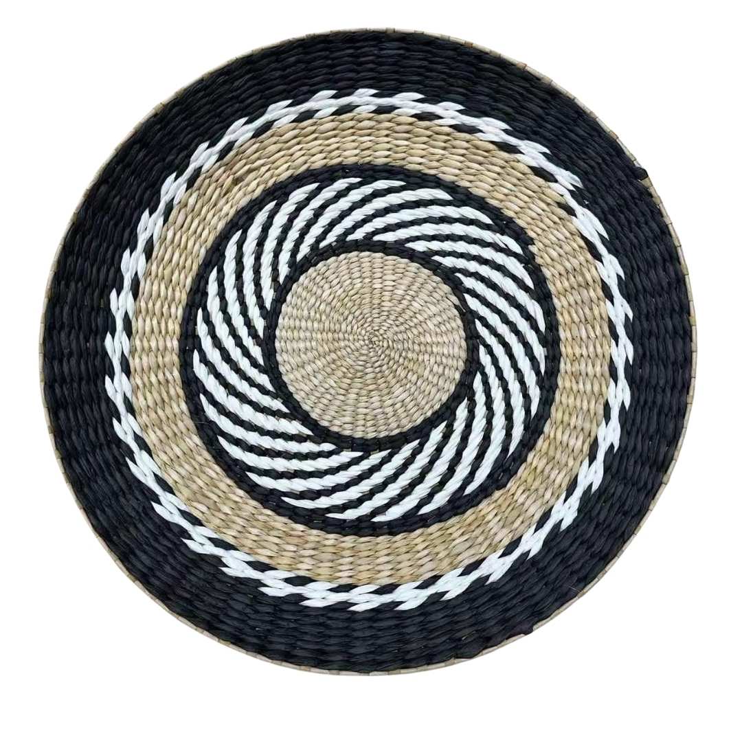 Woven Back Drop Tray - Wicker