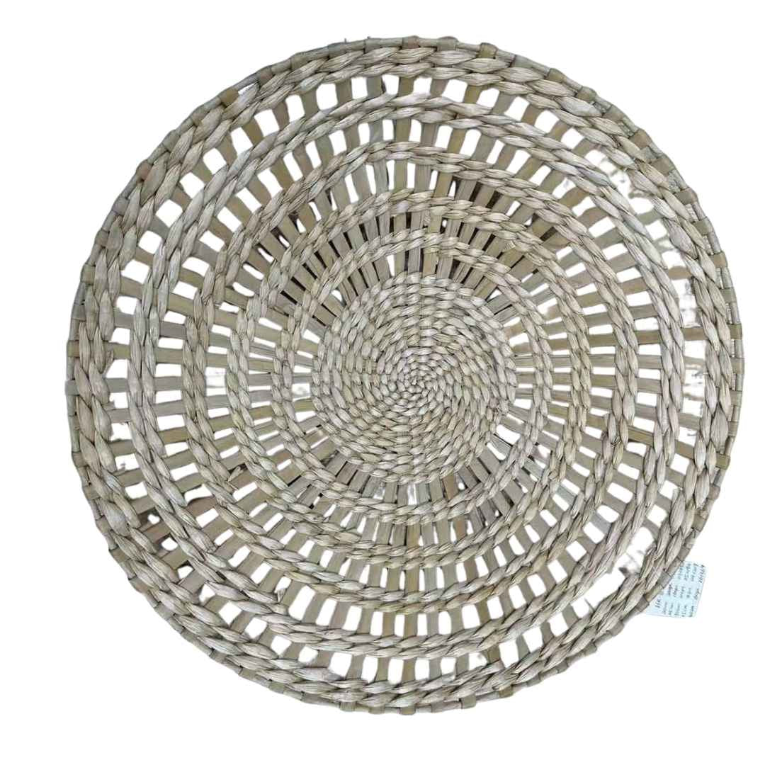 Woven Back Drop Tray - Wicker