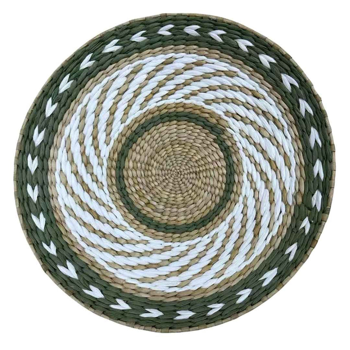 Woven Back Drop Tray - Wicker
