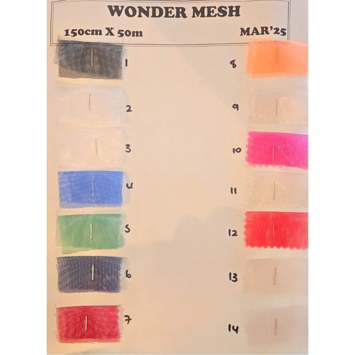 Wonder Mesh - Crinolene – 150cm Wide