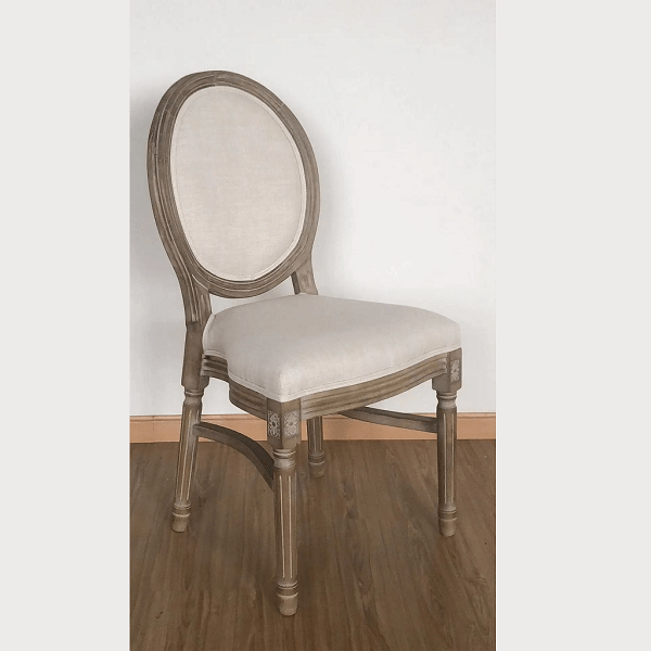 Louis Chair - Wood - Padded Back