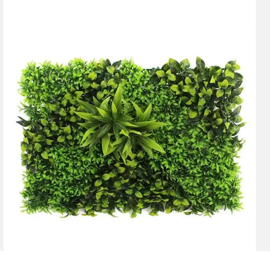 Artificial Green Wall Panel with Shrub 40cm x 60cm