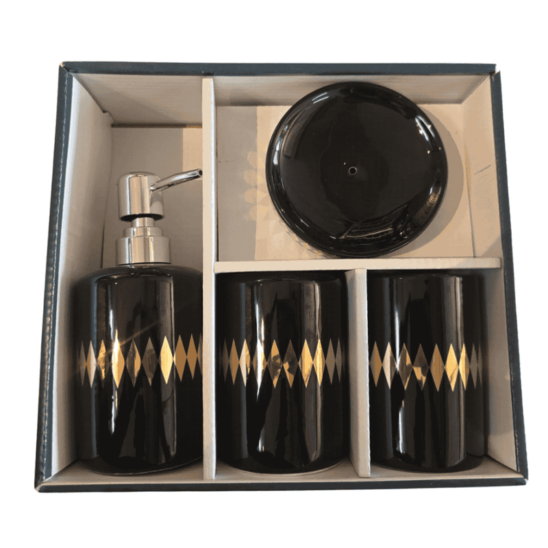 Bathroom Set - 4pc Porcelain