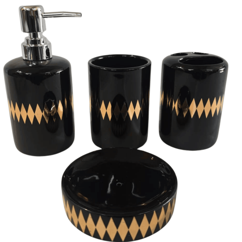 Bathroom Set - 4pc Porcelain