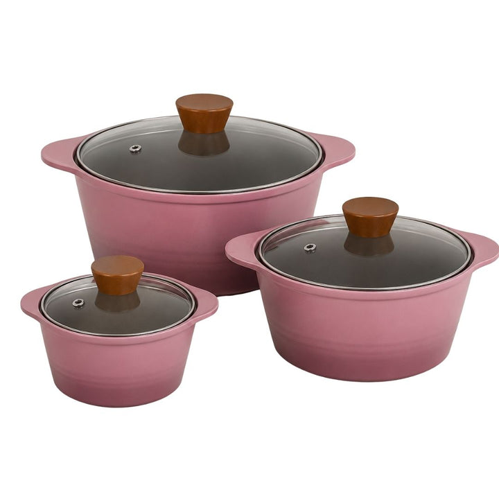 Gradient Casserole Pot Set - 3Pc
