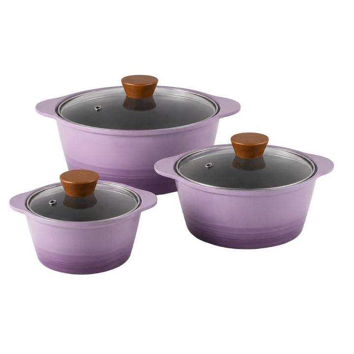 Gradient Casserole Pot Set - 3Pc