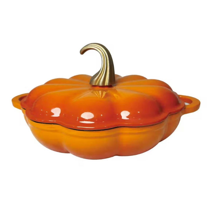 Cast Iron Saucepan - Pumpkin - 26cm