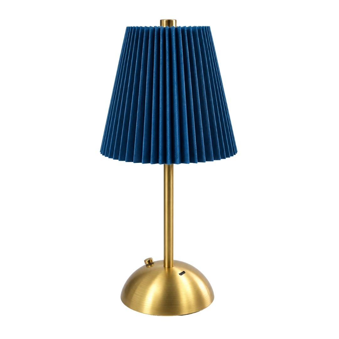 Table Lamp - Classic with Gold Base - 35cm
