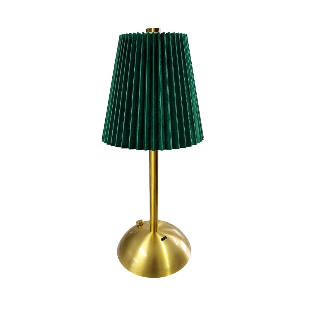 Table Lamp - Classic with Gold Base - 35cm