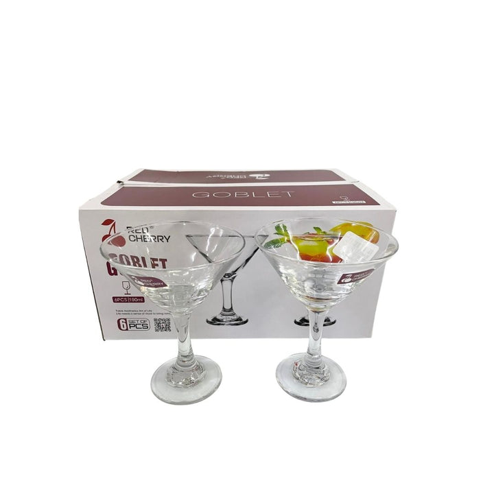 Drinkware - Martini Cocktail Glasses - Set of 6