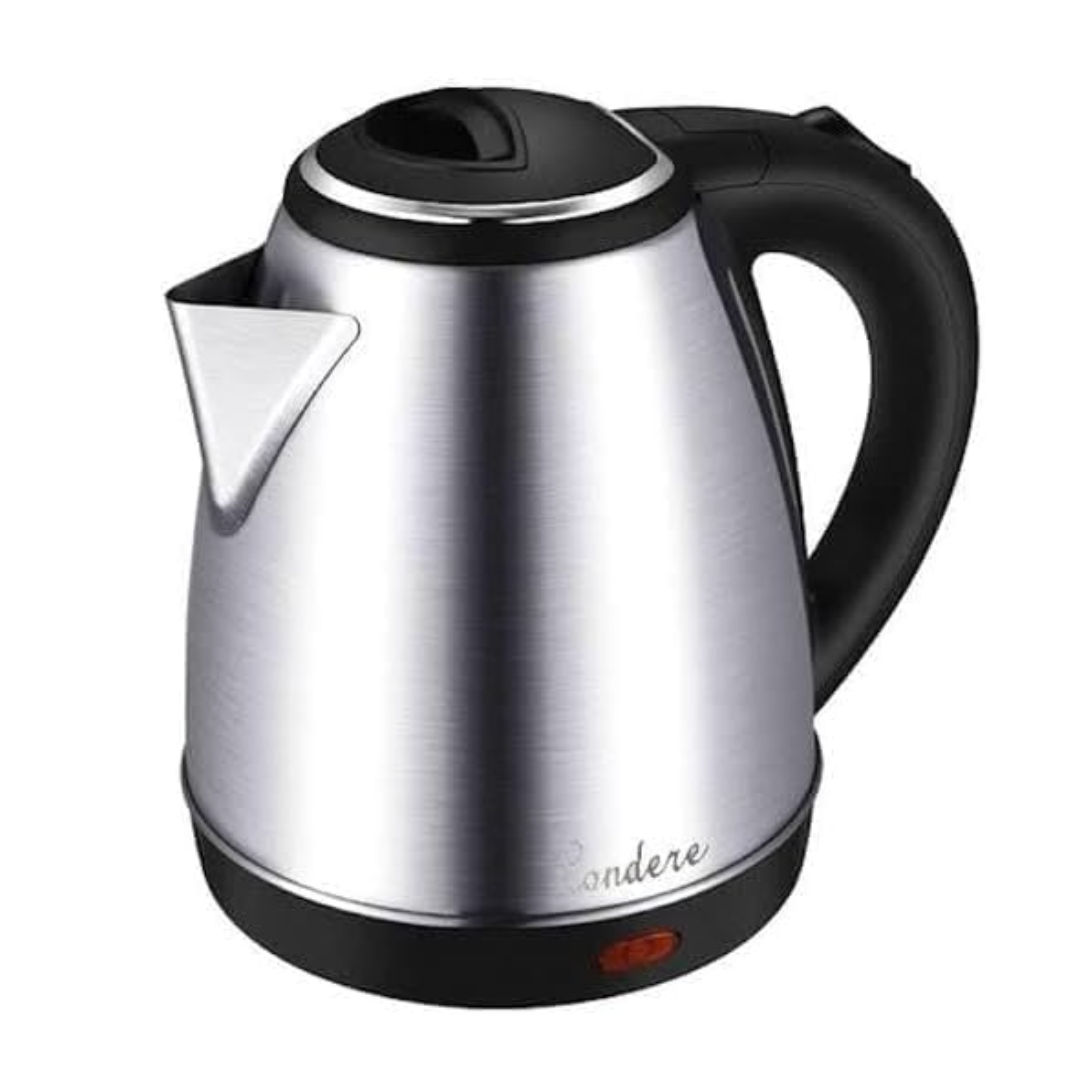 Condere Electric Kettle 2 Litre Stainless Steel Cordless with Auto Shut-Off