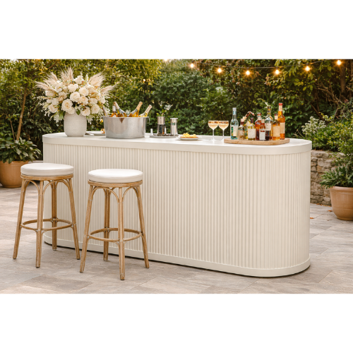 Luxury Fluted Bar Counter – 2.2m