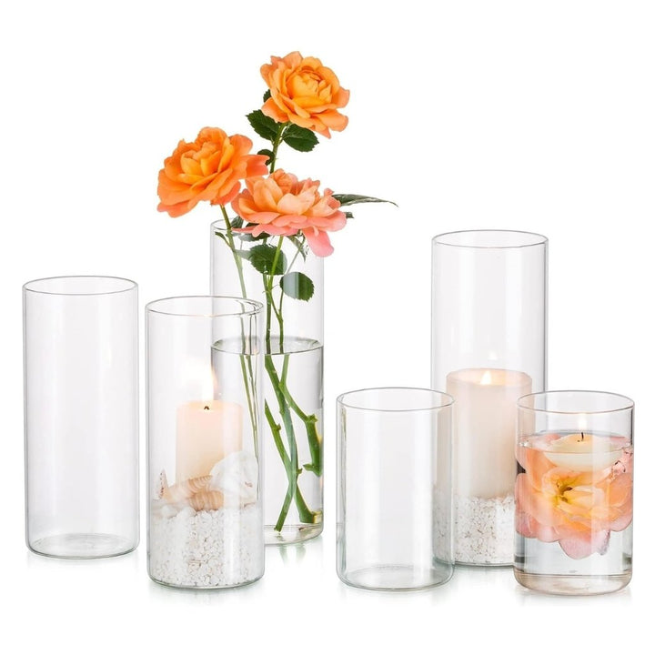 Table Decor - Glass Cylinder Vase