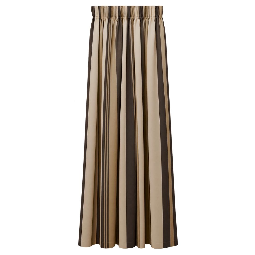Faux Linen Taped - Ready Made Curtain