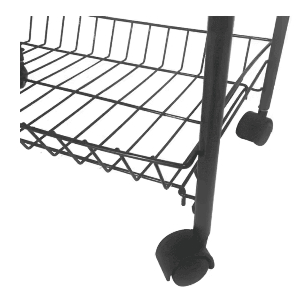 Storage Cart - Fruit and Veggies Black