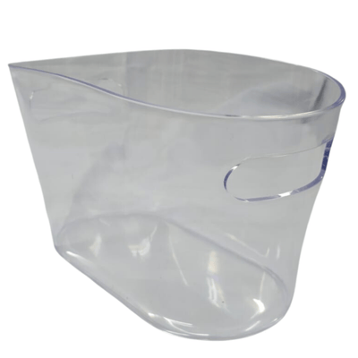 Ice Bucket - Clear Oval Acrylic 8 Litre