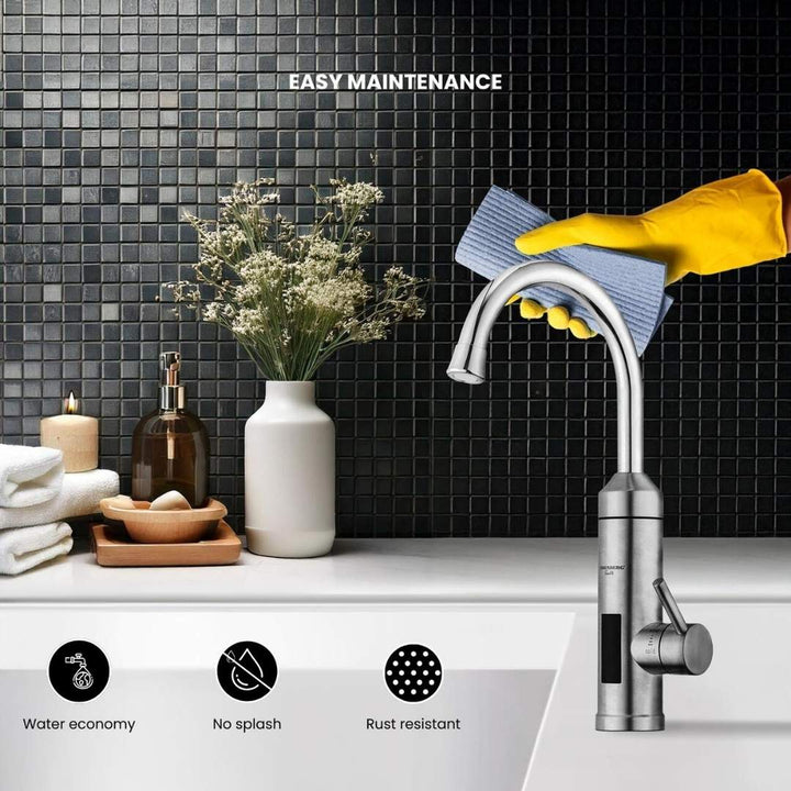 Instant Heating Tap - Stainless Steel