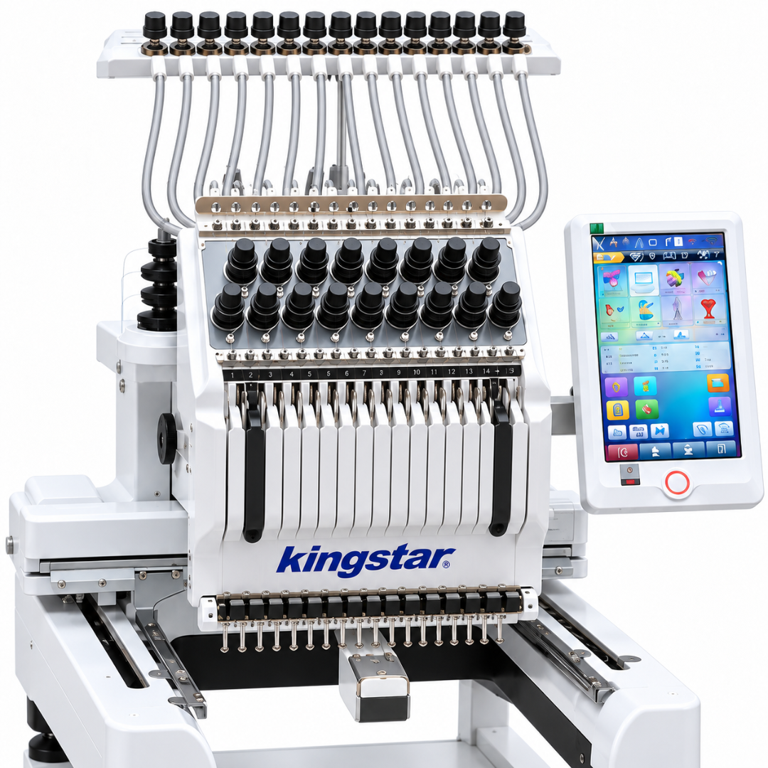 Kingstar KS-1501 - 15 Needle Single Head Industrial Embroidery Machine