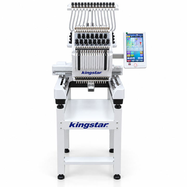 Kingstar KS-1501 - 15 Needle Single Head Industrial Embroidery Machine