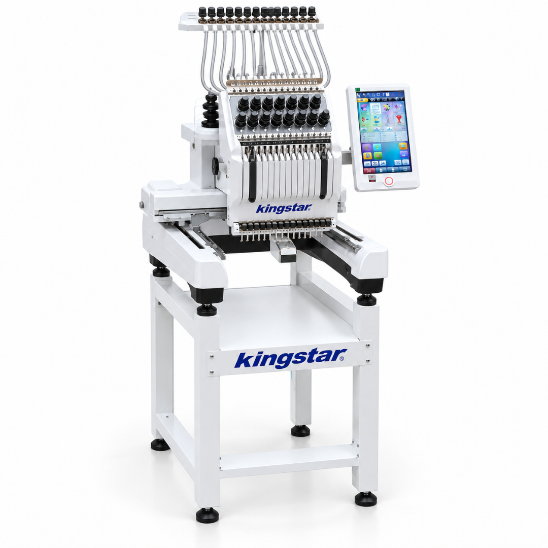 Kingstar KS-1501 - 15 Needle Single Head Industrial Embroidery Machine