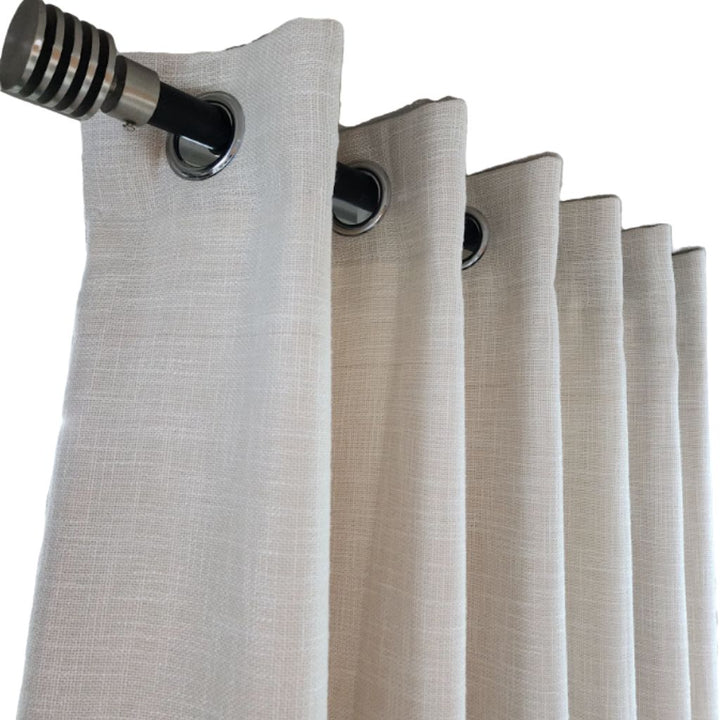 Luxury Linen Eyelet Ready Made Curtain